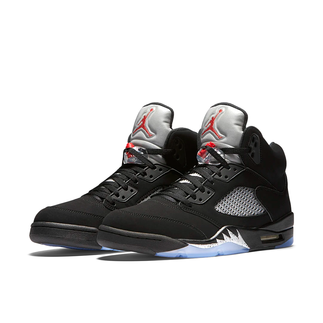 Overkicks - Air Jordan 5 Retro Black Metallic (2016) (845035-003) - vista trasera