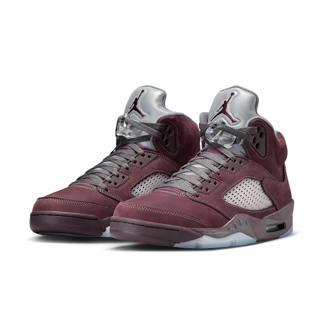 Overkicks - Air Jordan 5 Retro Burgundy (2023) (GS) (FN4233-600) - imagen 2
