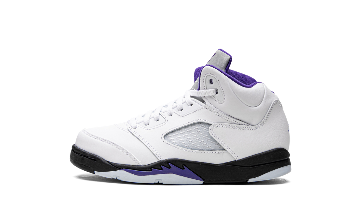 Overkicks - Air Jordan 5 Retro Dark Concord (PS) (440889-141) - vista lateral