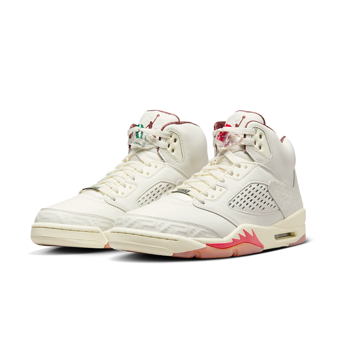 Overkicks - Air Jordan 5 Retro El Grito Sail (HF8833-100) - vista trasera