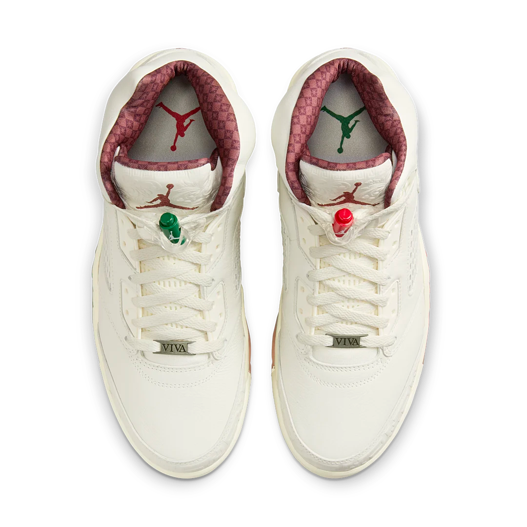 Overkicks - Air Jordan 5 Retro El Grito Sail (HF8833-100) - par completo