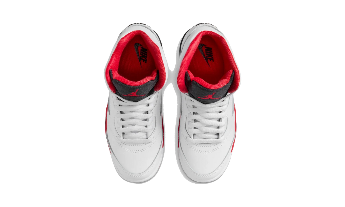 Overkicks - Air Jordan 5 Retro Fire Red Black Tongue (2025) (PS) (HQ7979-101) - imagen 5