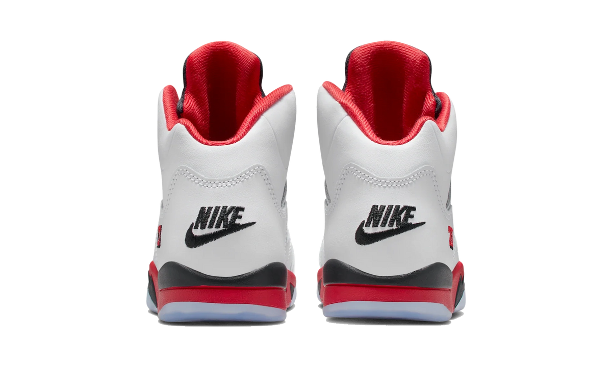 Overkicks - Air Jordan 5 Retro Fire Red Black Tongue (2025) (PS) (HQ7979-101) - imagen 6
