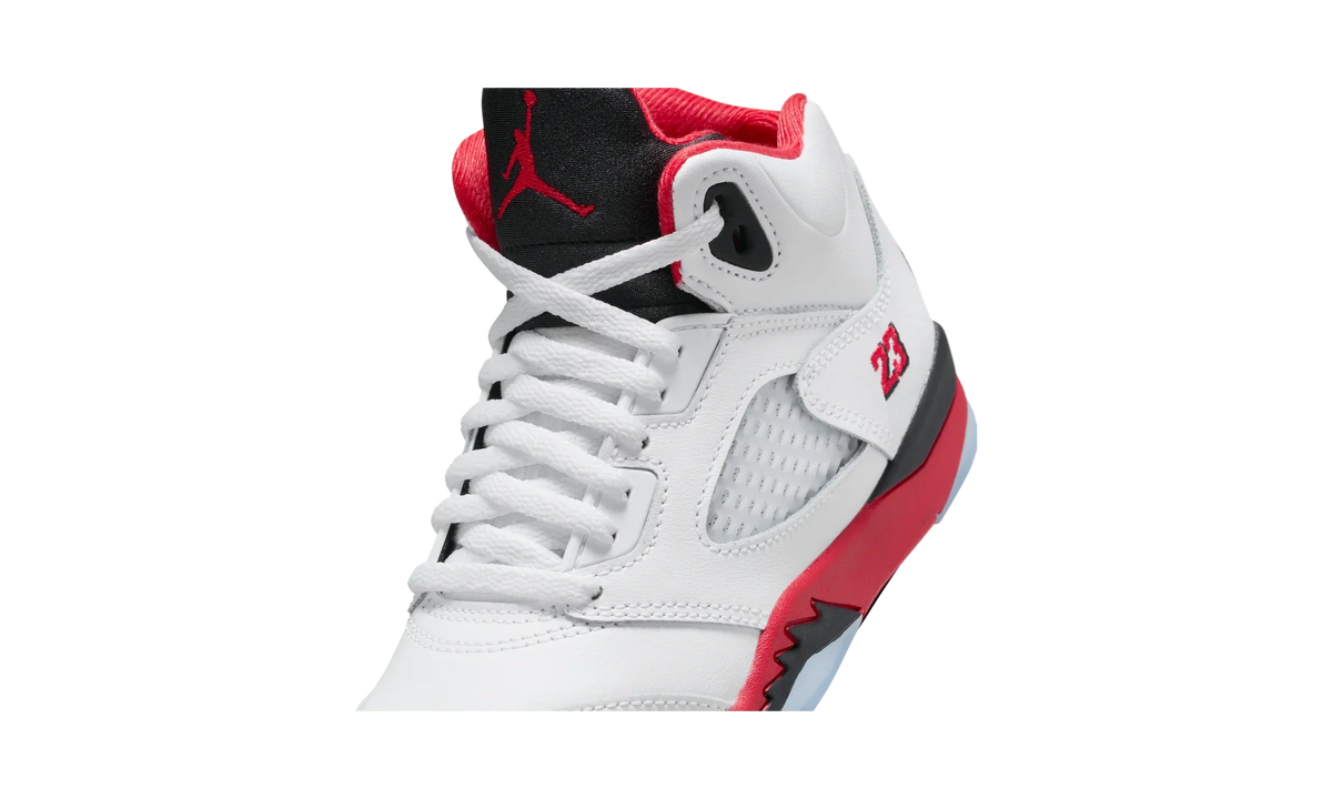 Overkicks - Air Jordan 5 Retro Fire Red Black Tongue (2025) (PS) (HQ7979-101) - imagen 7