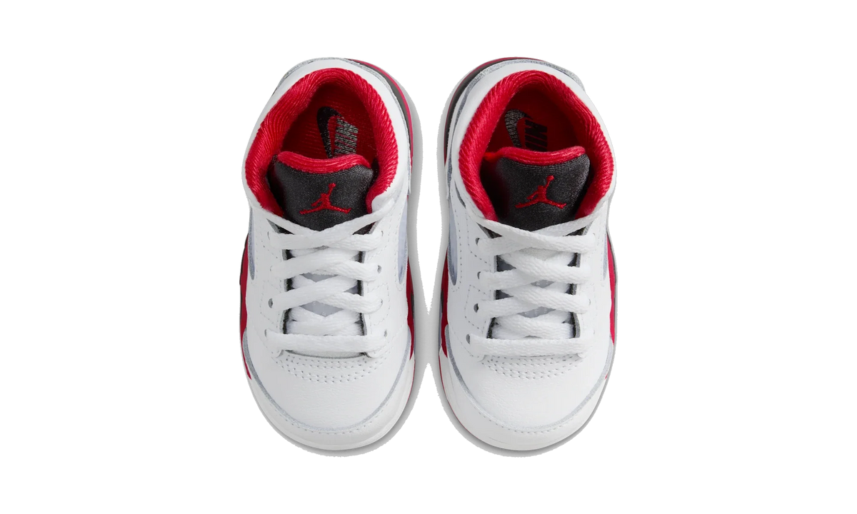 Overkicks - Air Jordan 5 Retro Fire Red Black Tongue (2025) (TD) (HQ7981-101) - imagen 5