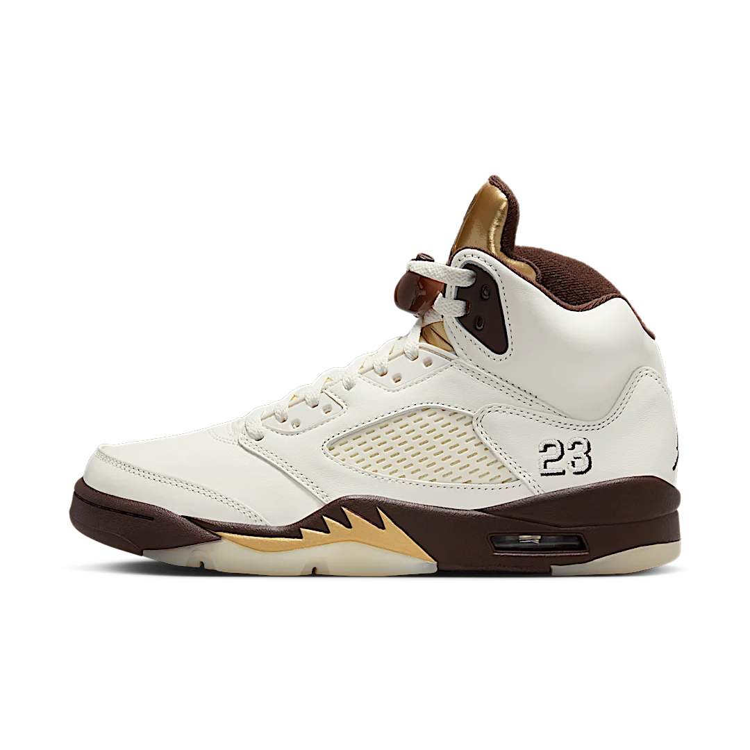 Overkicks - Air Jordan 5 Retro Golden Ticket (DD9336-200) - vista lateral