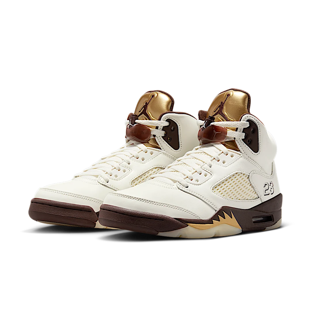 Overkicks - Air Jordan 5 Retro Golden Ticket (DD9336-200) - vista trasera