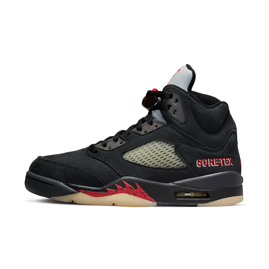 Overkicks - Air Jordan 5 Retro Gore-Tex Off Noir (DR0092-001) - vista lateral