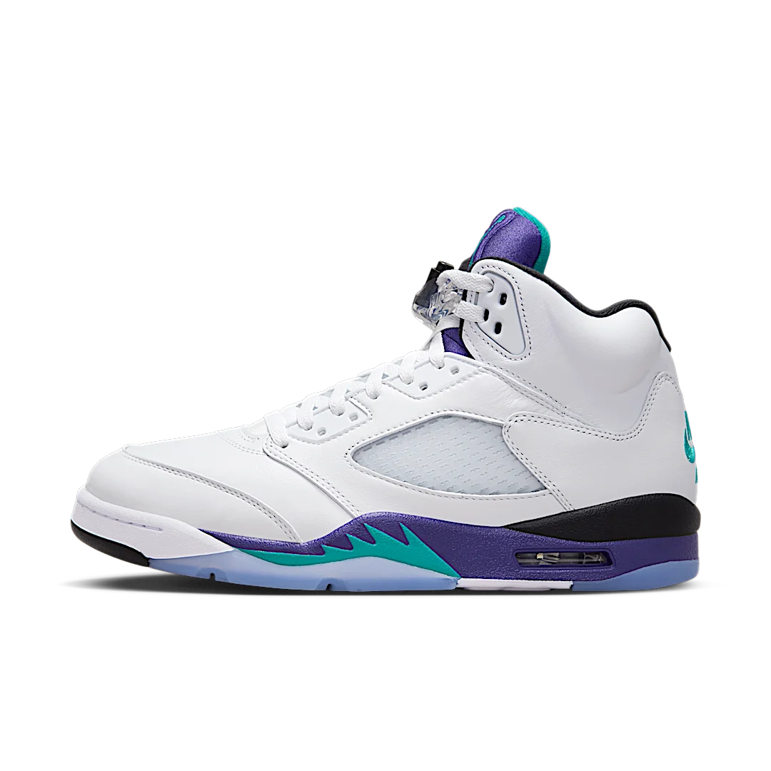 Overkicks - Air Jordan 5 Retro Grape (2025) (HQ7978-100) - vista lateral
