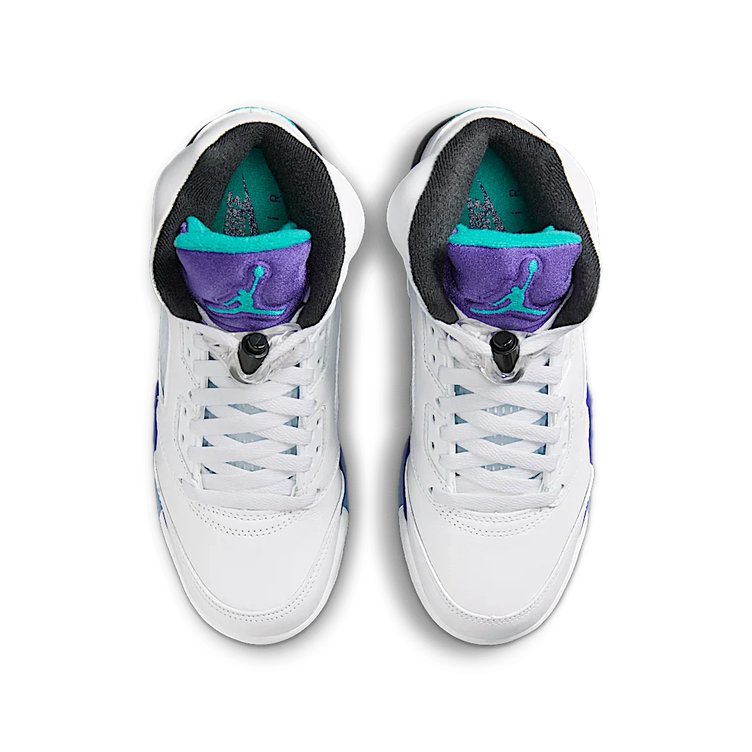 Overkicks - Air Jordan 5 Retro Grape (2025) (GS) (HQ7980-100) - imagen 3