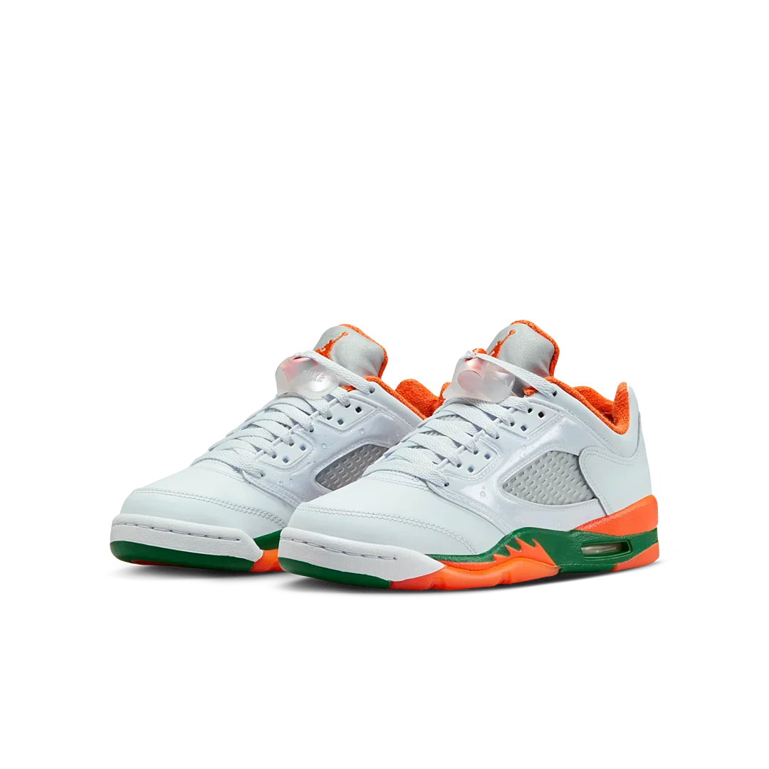 Overkicks - Air Jordan 5 Retro Low Miami Hurricanes (GS) (FQ1293-018) - imagen 2