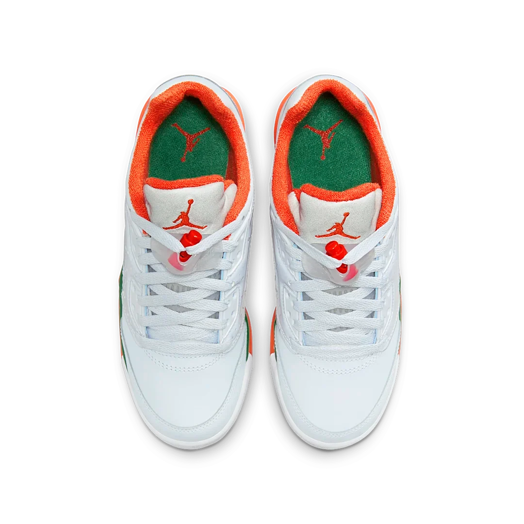 Overkicks - Air Jordan 5 Retro Low Miami Hurricanes (GS) (FQ1293-018) - imagen 3
