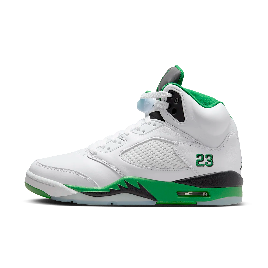 Overkicks - Air Jordan 5 Retro Lucky Green (DD9336-103) - vista lateral