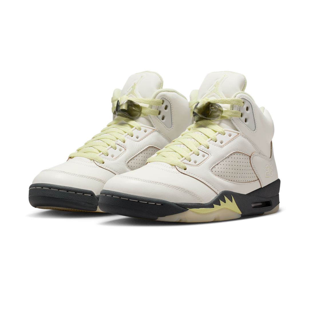 Overkicks - Air Jordan 5 Retro Luminous Green (IM7592-130) - vista trasera
