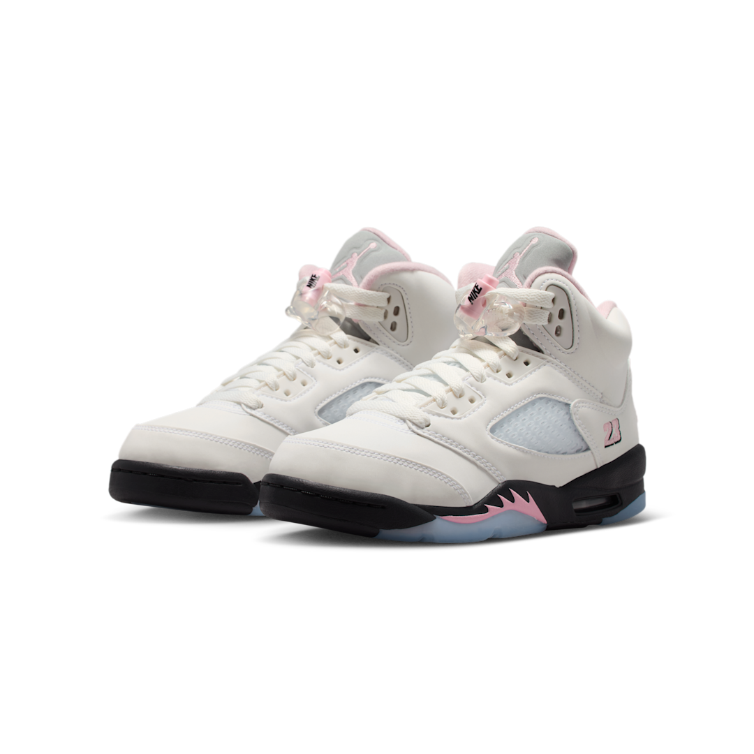 Overkicks - Air Jordan 5 Retro Medium Soft Pink (GS) (HQ7980-102) - imagen 2