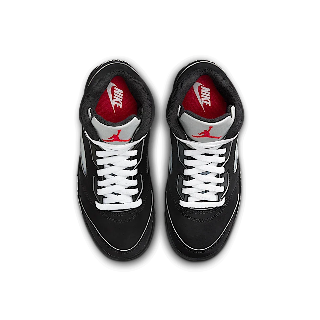 Overkicks - Air Jordan 5 Retro OG Black Metallic Reimagined (PS) (HF3978-001) - imagen 3