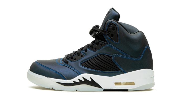 Overkicks - Air Jordan 5 Retro Oil Grey (CD2722-001) - vista lateral