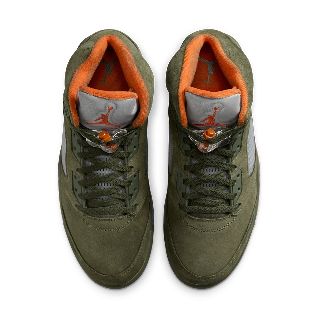 Overkicks - Air Jordan 5 Retro Olive (2024) (DD0587-308) - par completo
