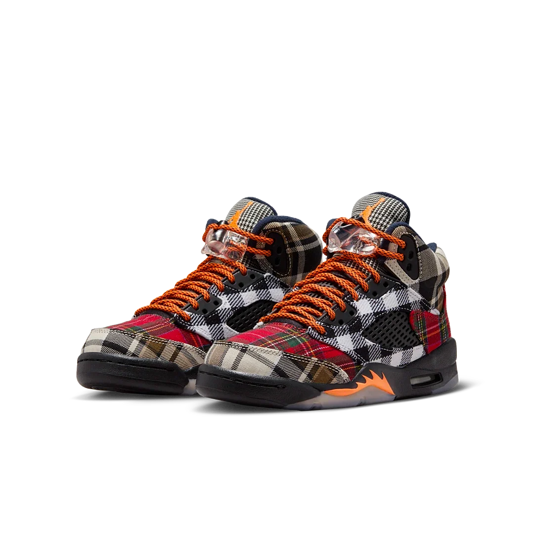 Overkicks - Air Jordan 5 Retro Plaid (GS) (FD4814-008) - imagen 2