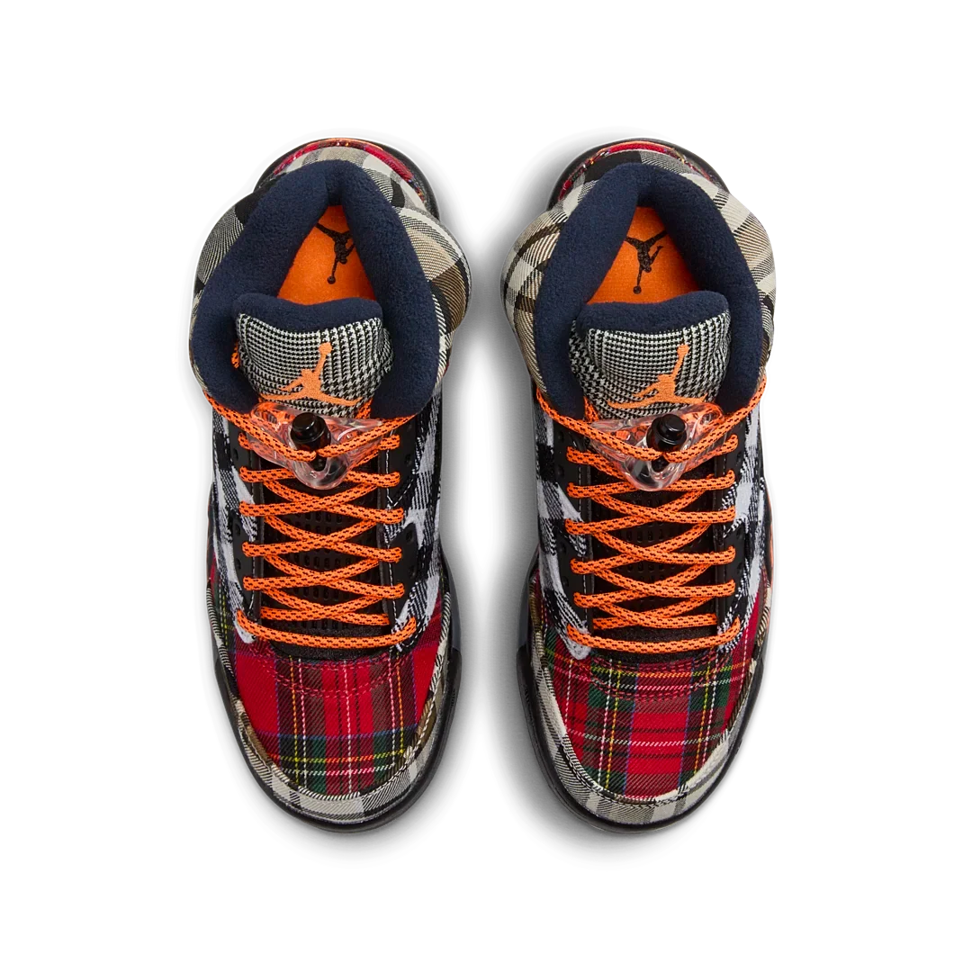 Overkicks - Air Jordan 5 Retro Plaid (GS) (FD4814-008) - imagen 3