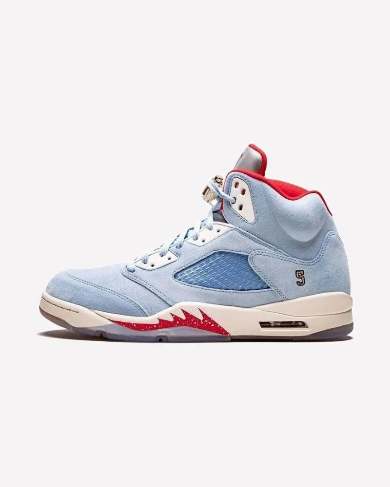 Overkicks - Air Jordan 5 Retro Trophy Room Ice Blue (CI1899-400) - vista lateral