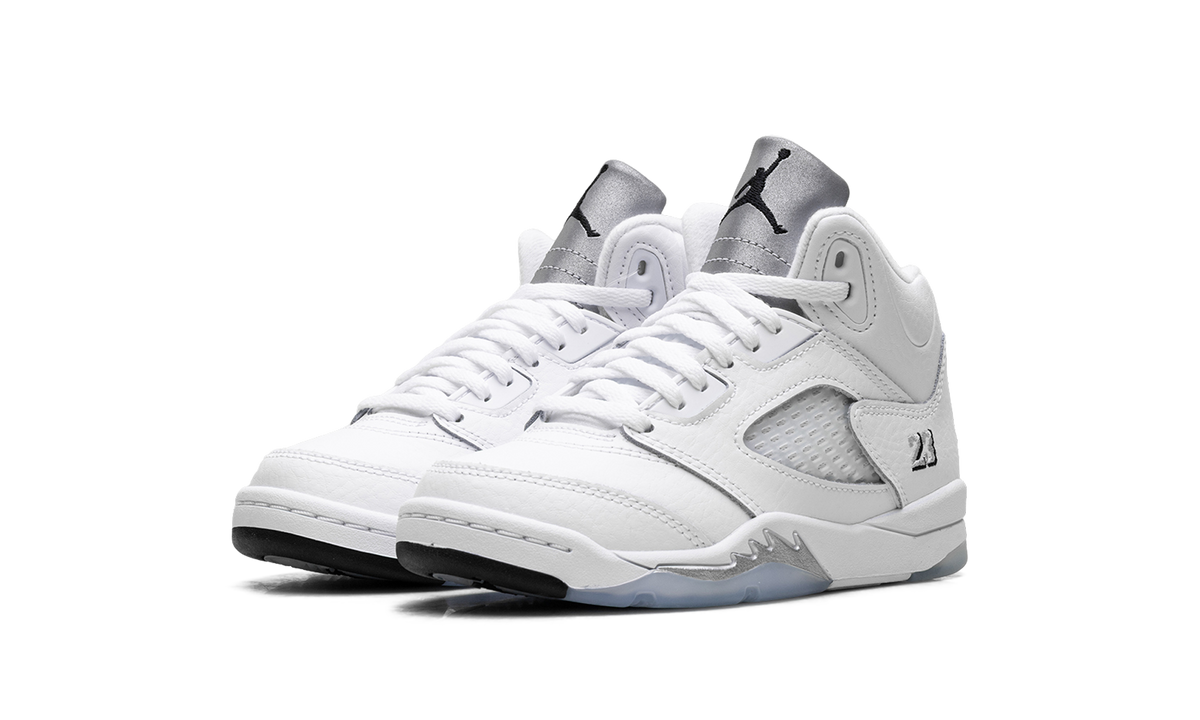 Overkicks - Air Jordan 5 Retro White Metallic (2026) (PS) (HQ7979-103) - imagen 2