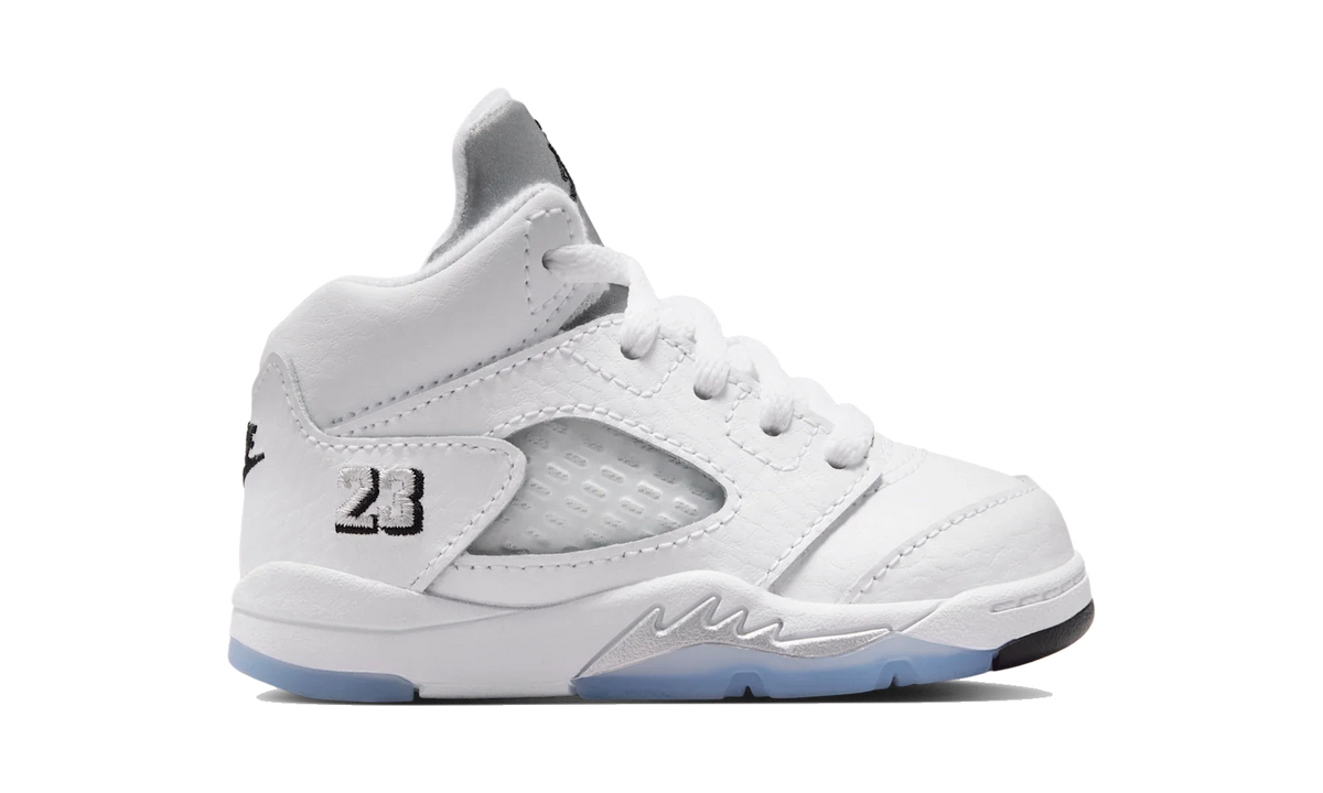 Overkicks - Air Jordan 5 Retro White Metallic (2026) (TD) (HQ7981-103) - imagen 4
