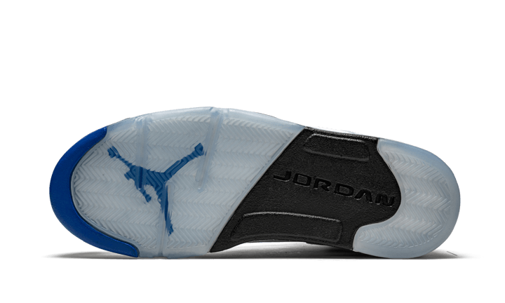Overkicks - Air Jordan 5 Retro White Stealth (2021) (DD0587-140) - detalle suela