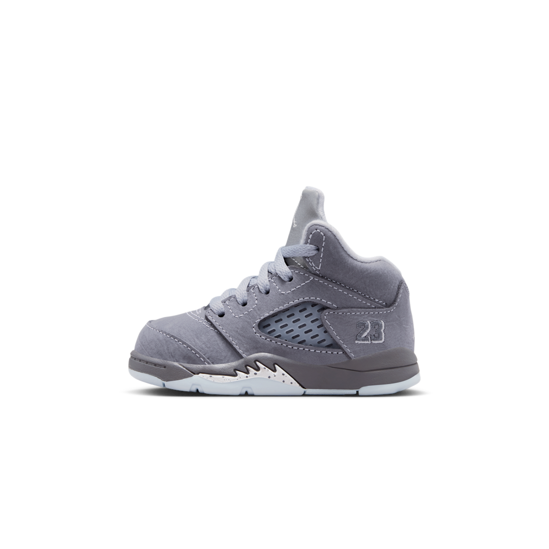 Overkicks - Air Jordan 5 Retro Wolf Grey (2026) (TD) (440890-002) - vista lateral