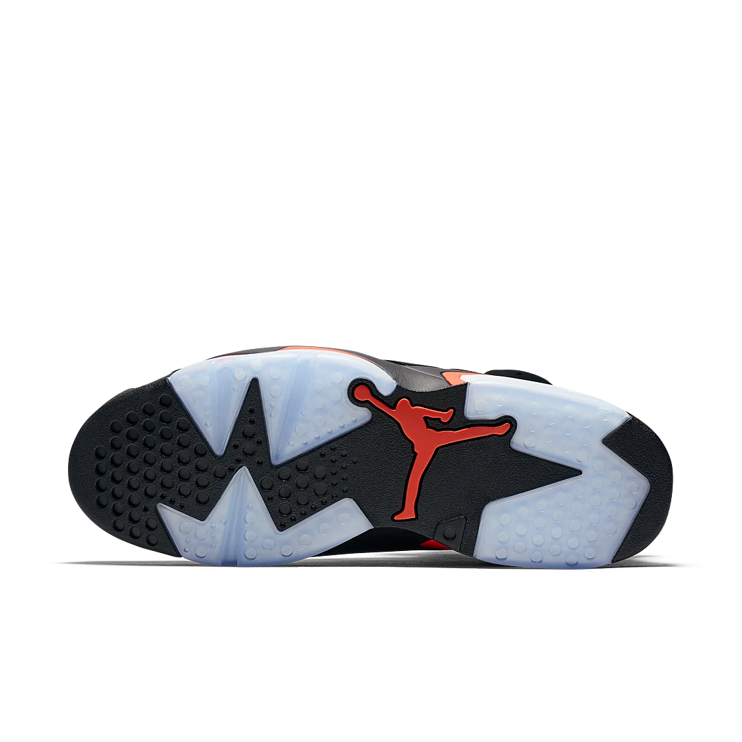Overkicks - Air Jordan 6 Retro Black Infrared (2019) (384664-060) - detalle suela