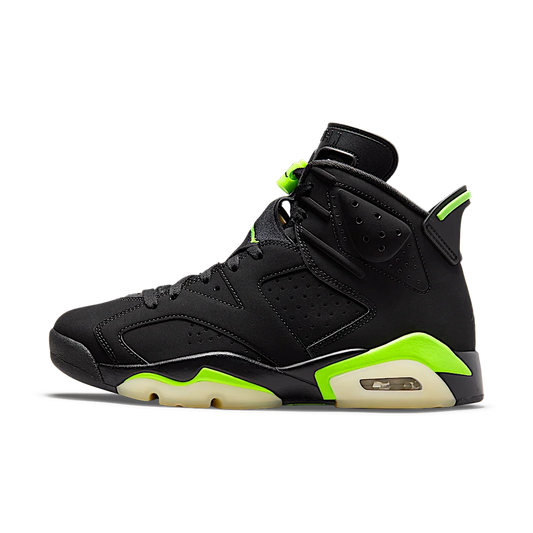 Overkicks - Air Jordan 6 Retro Electric Green (GS) (384665-003) - vista lateral