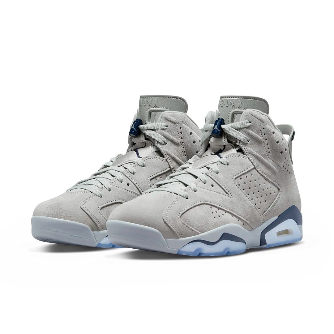 Overkicks - Air Jordan 6 Retro Georgetown (2022) (CT8529-012 / 384665-012) - vista trasera