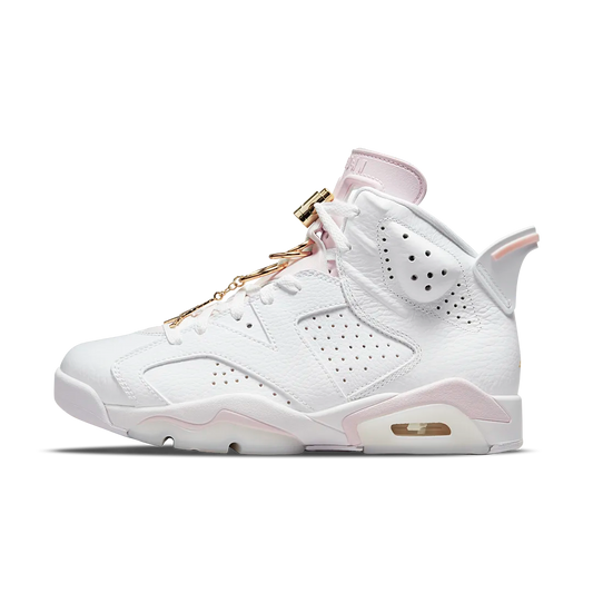 Overkicks - Air Jordan 6 Retro Gold Hoops (DH9696-100) - vista lateral