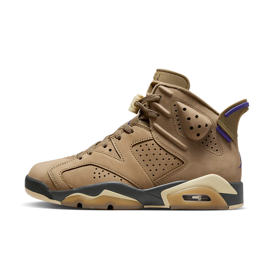 Overkicks - Air Jordan 6 Retro Gore-Tex Brown Kelp (FD1643-300) - vista lateral