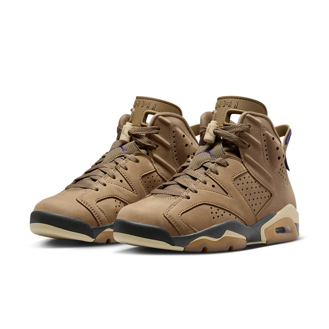 Overkicks - Air Jordan 6 Retro Gore-Tex Brown Kelp (FD1643-300) - vista trasera