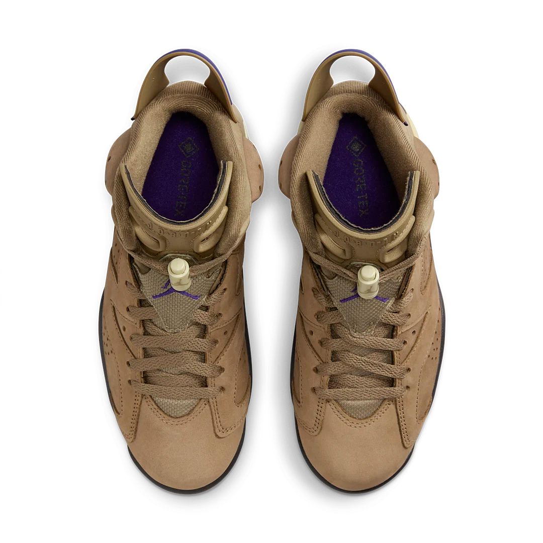 Overkicks - Air Jordan 6 Retro Gore-Tex Brown Kelp (FD1643-300) - par completo