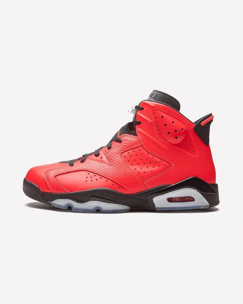 Overkicks - Air Jordan 6 Retro Infrared 23 (Toro) (384664-623) - vista lateral