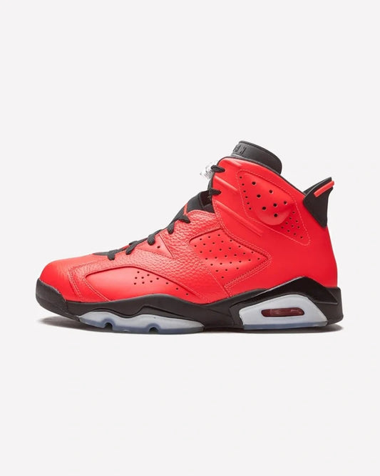 Overkicks - Air Jordan 6 Retro Infrared 23 (Toro) (384664-623) - vista lateral