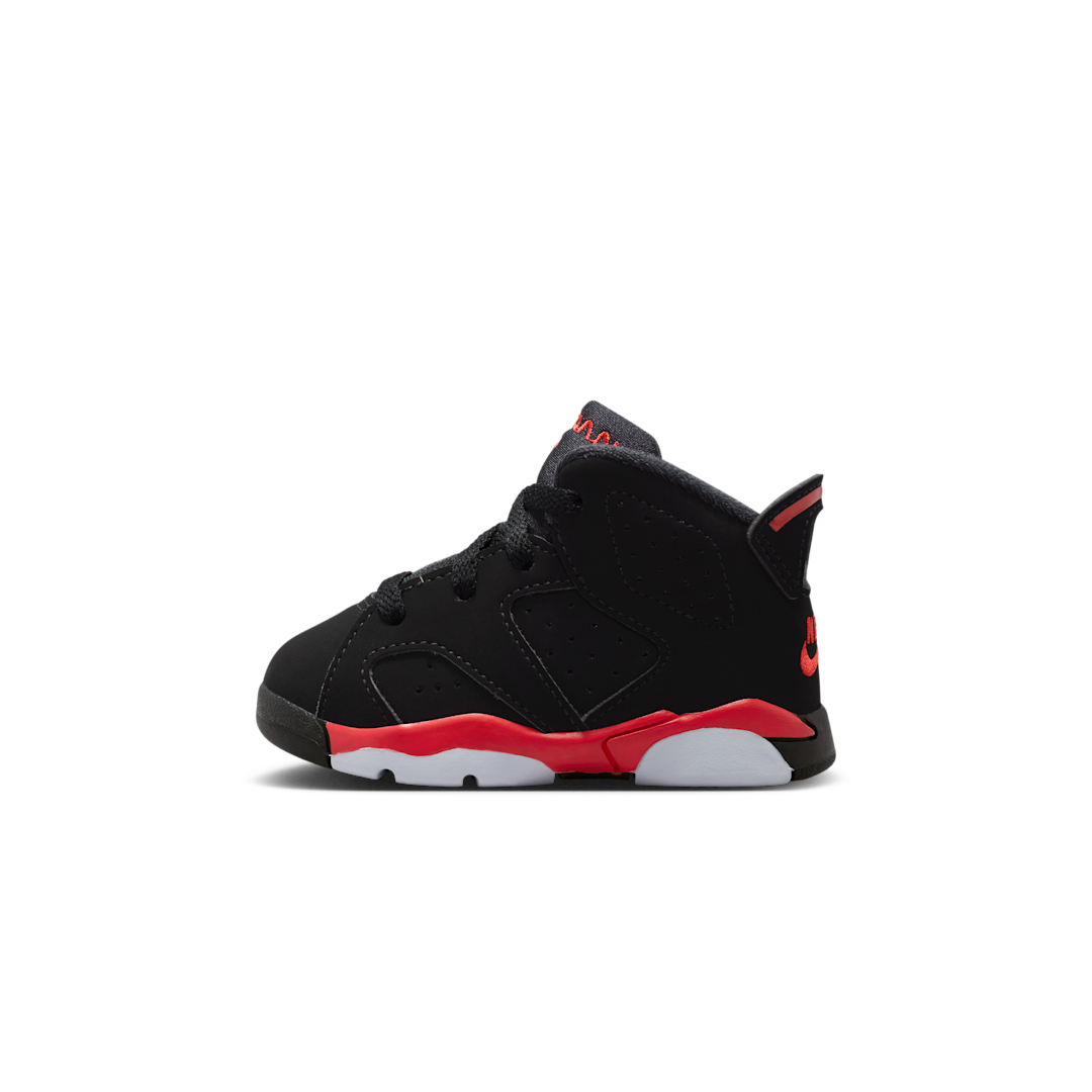 Overkicks - Air Jordan 6 Retro Infrared Salesman (TD) (IQ1280-001) - vista lateral