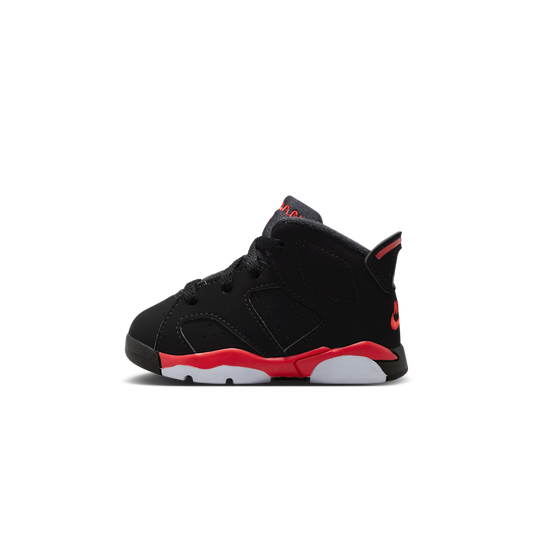 Overkicks - Air Jordan 6 Retro Infrared Salesman (TD) (IQ1280-001) - vista lateral