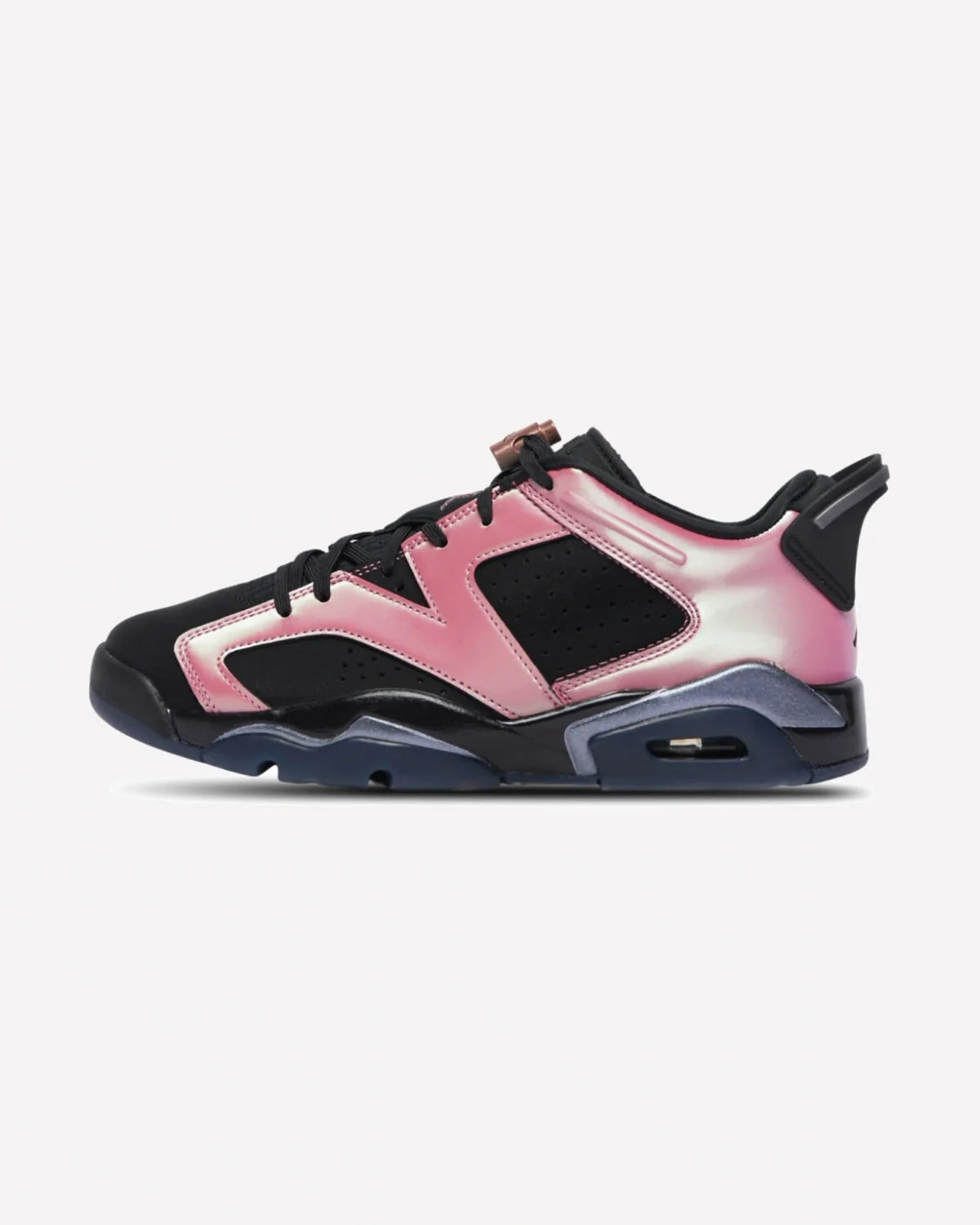 Overkicks - Air Jordan 6 Retro Low Black Desert Berry (Womens) (IX5195-001) - vista lateral