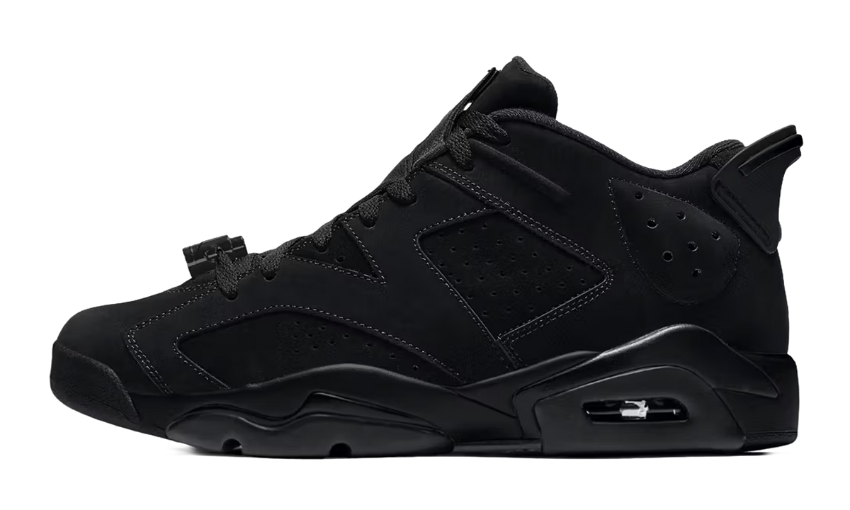 Overkicks - Air Jordan 6 Retro Low Blackout (IO9786-001) - vista lateral