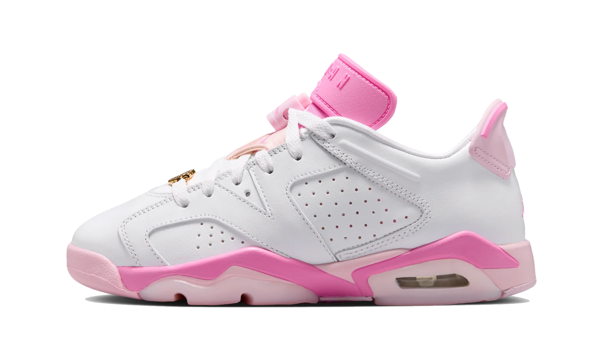 Overkicks - Air Jordan 6 Retro Low China Rose (GS) (IQ5976-100) - vista lateral