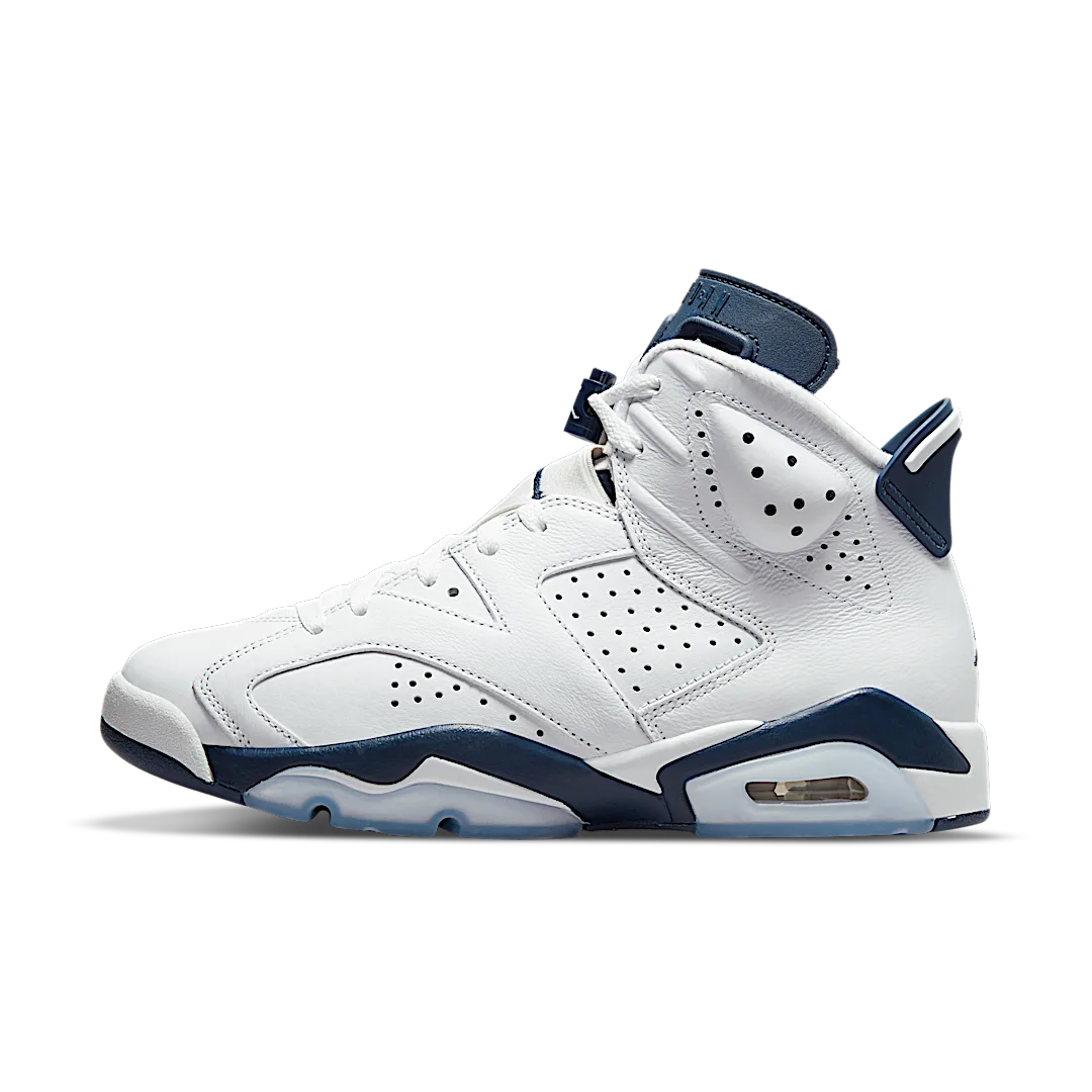 Overkicks - Air Jordan 6 Retro Midnight Navy (2022) (CT8529-141) - vista lateral