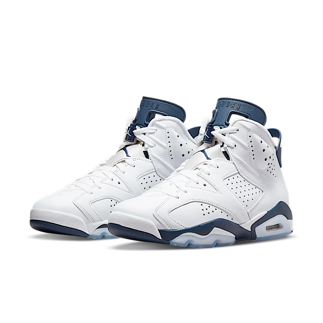 Overkicks - Air Jordan 6 Retro Midnight Navy (2022) (CT8529-141) - vista trasera