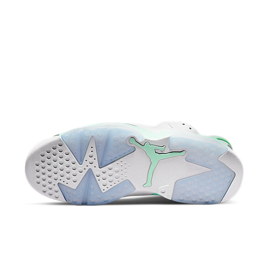 Overkicks - Air Jordan 6 Retro Mint Foam (DQ4914-103) - detalle suela
