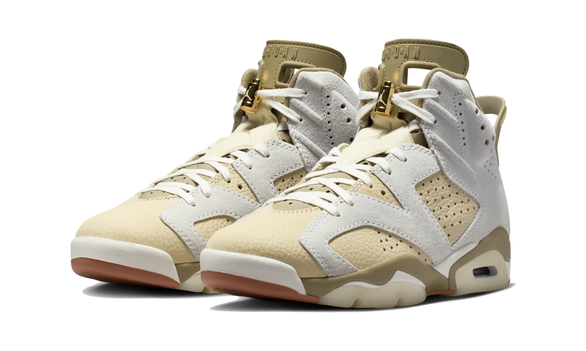 Overkicks - Air Jordan 6 Retro Neutral Olive (IR2009-133) - vista trasera