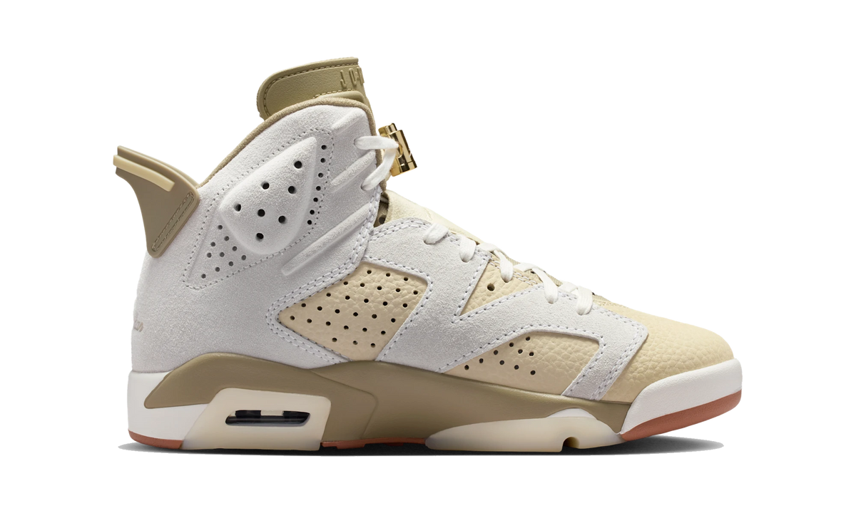 Overkicks - Air Jordan 6 Retro Neutral Olive (IR2009-133) - detalle suela