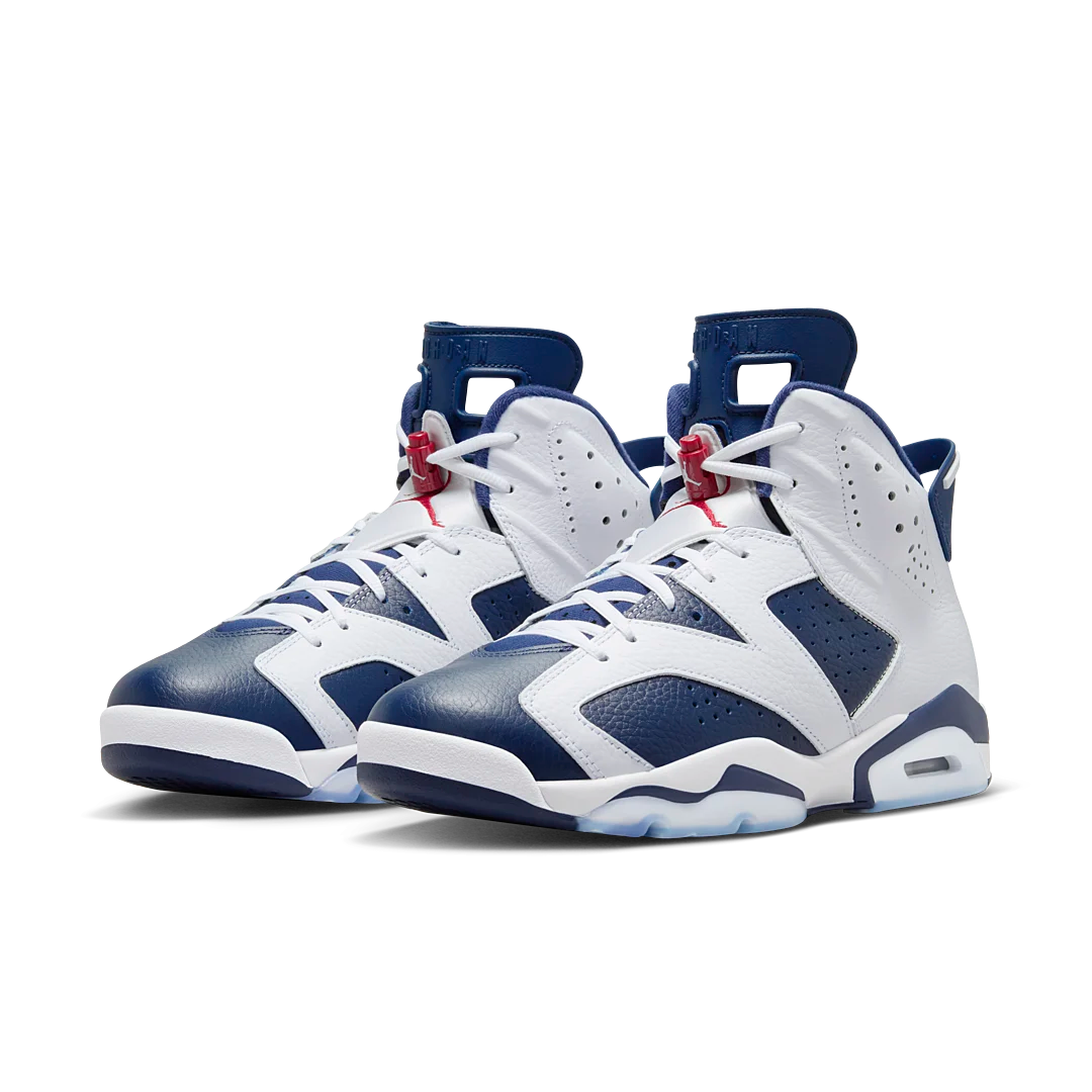 Overkicks - Air Jordan 6 Retro Olympic (2024) (CT8529-164 / 384665-164) - vista trasera