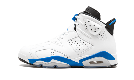 Overkicks - Air Jordan 6 Retro Sport Blue (2014) (384664-107) - vista lateral